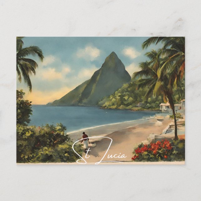 St Lucia (6) Postcard (Front)