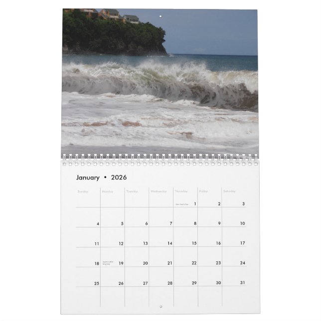 St. Lucia Calendar (Jan 2026)