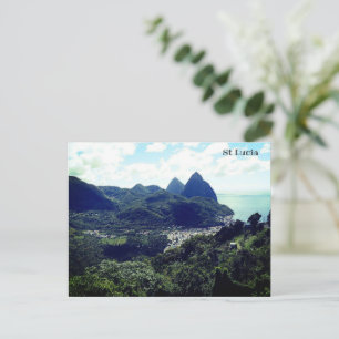 St Lucia, Caribbean  Island Holiday Postcard