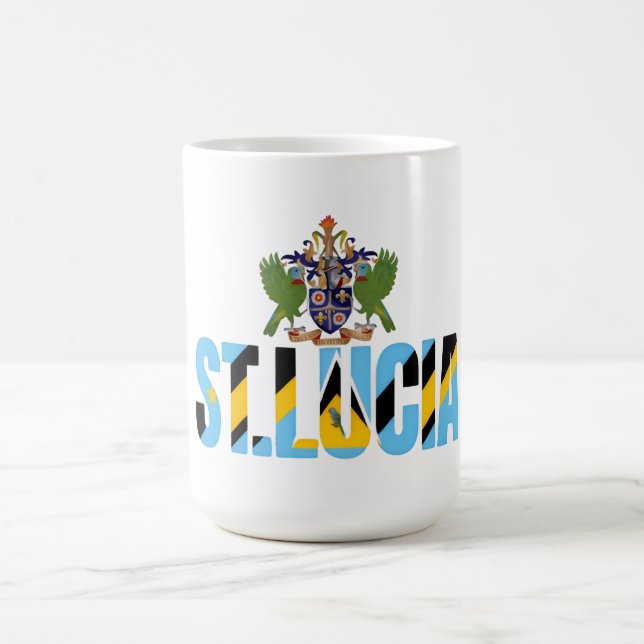 St. Lucia Clear Bag | Caribbean | Stadium Ready Coffee Mug (Center)