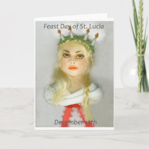 St. Lucia Day 173 Christmas Angel JL Biel Card