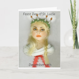 St. Lucia Day 173 Christmas Angel JL Biel Card