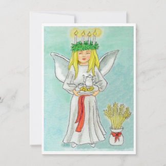 St. Lucia Day Advent JL Biel Thank You Card