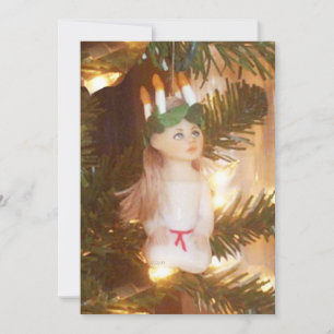 St. Lucia Day Tree JL Biel Holiday Card