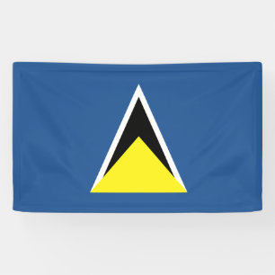 St. Lucia Flag Banner