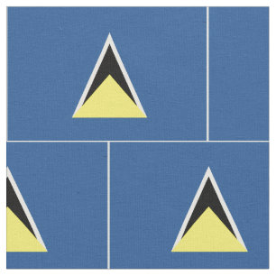 St. Lucia Flag Fabric