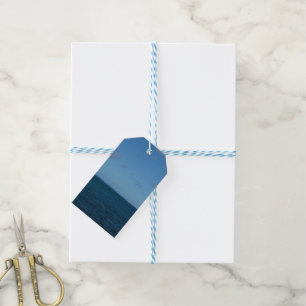 St. Lucia Horizon Blue Ocean Gift Tags