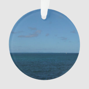 St. Lucia Horizon Blue Ocean Ornament