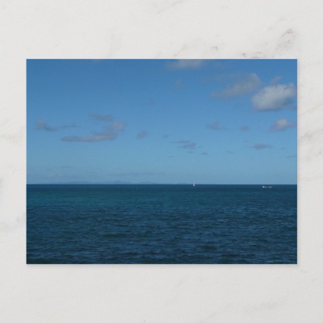 St. Lucia Horizon Blue Ocean Postcard (Front)