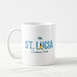 St. Lucia Island Name Everyday Pride Coffee Mug