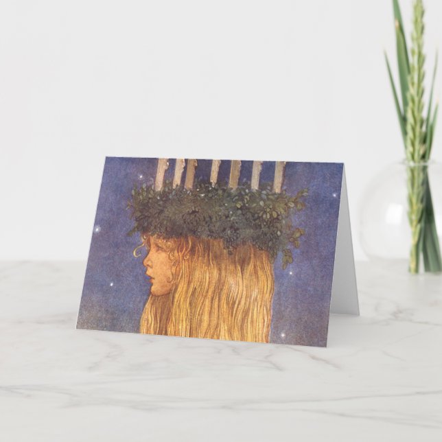 St Lucia John Bauer Card (Front)