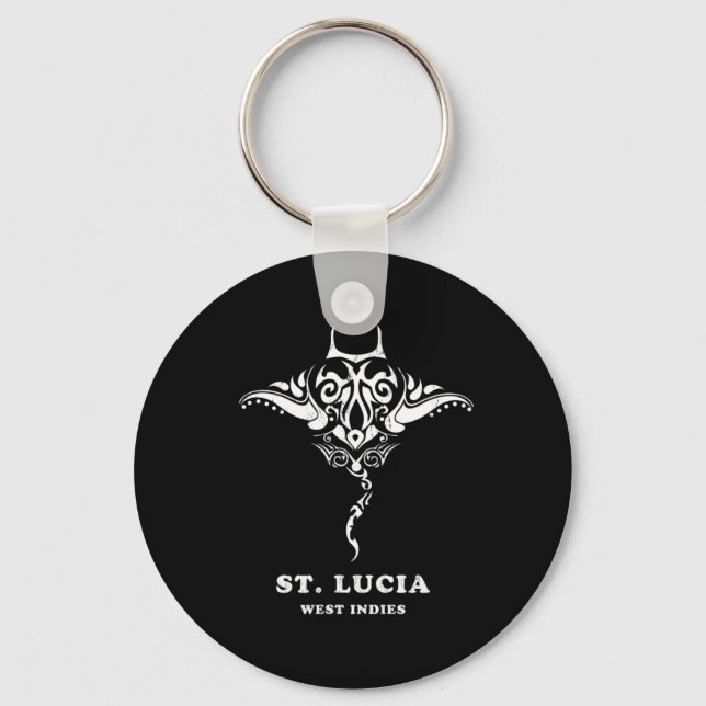 St. Lucia  Key Ring (Front)