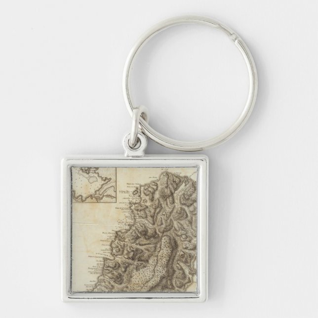 St Lucia Key Ring (Front)