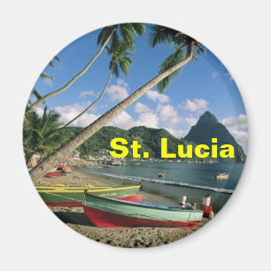 st. lucia magnet