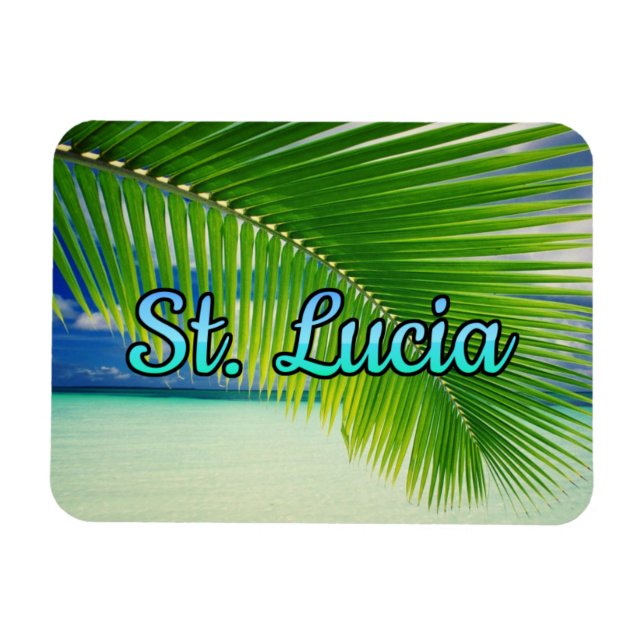St. Lucia Magnet (Horizontal)