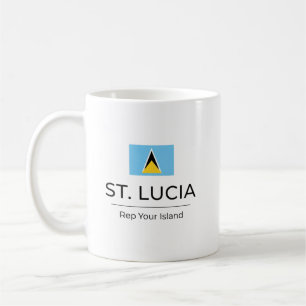 St. Lucia Minimalist Everyday Pride Coffee Mug