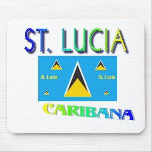 St. Lucia Mouse Mat