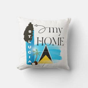 St Lucia My Home Cushion