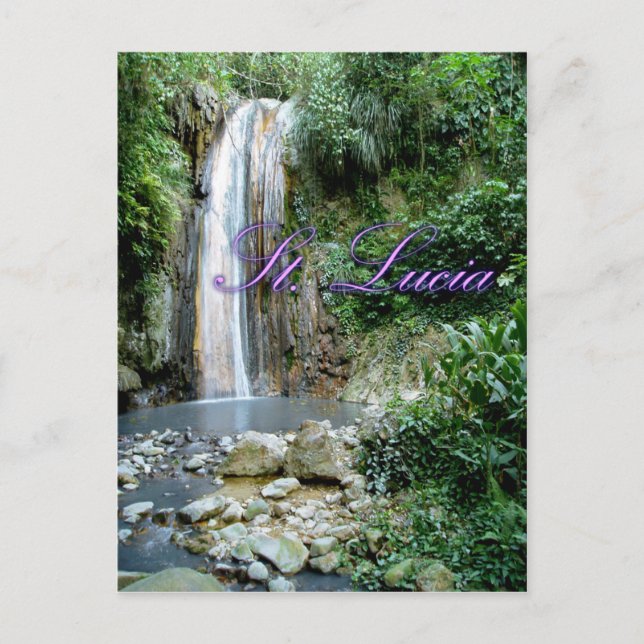 St Lucia Postcard (Front)