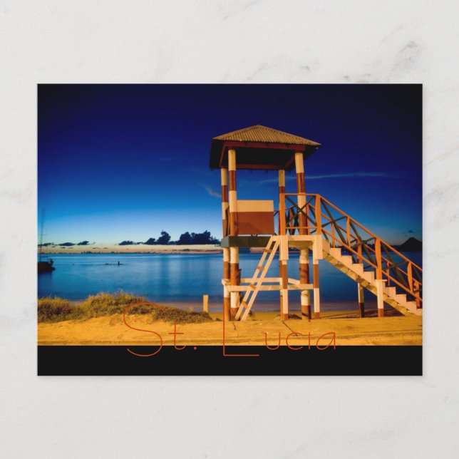 St. Lucia Postcard (Front)