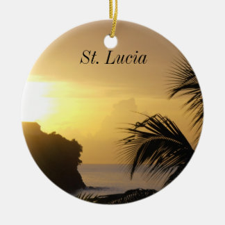 St. Lucia Sunset Ornament