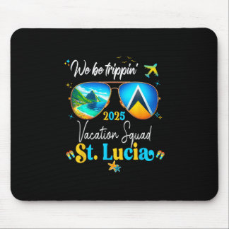 St. Lucia Vacation Family Friends Trip Cruise 2025 Mouse Mat