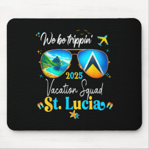 St. Lucia Vacation Family Friends Trip Cruise 2025 Mouse Mat