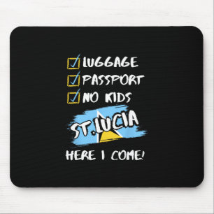 St. Lucia Vacation Outfit For Couples No Kids St. Mouse Mat