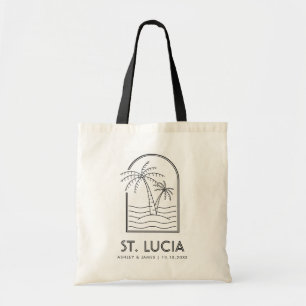 St. Lucia Wedding Weekend Destination Wedding Tote Bag