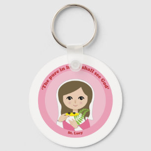 St. Lucy Key Ring