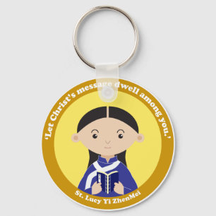 St. Lucy Yi ZhenMei Key Ring