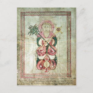 St. Luke and his winged calf Postcard