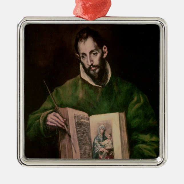 St. Luke Metal Tree Decoration (Front)