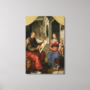 St. Luke Painting the Virgin, c.1545 Canvas Print