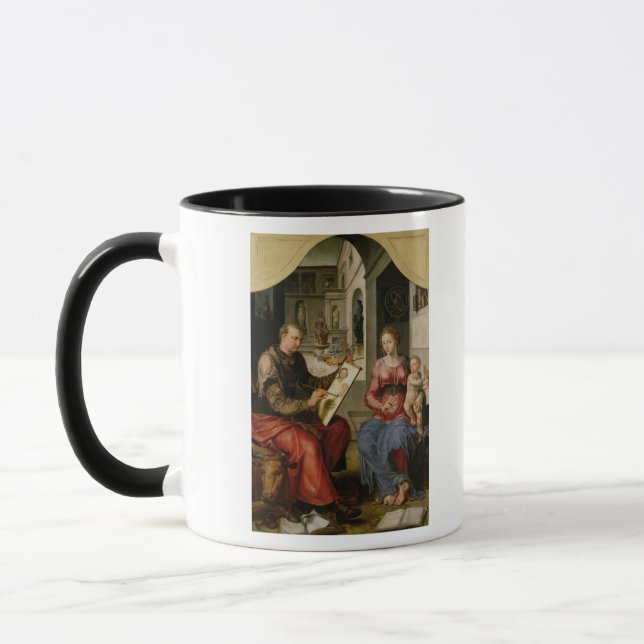 St. Luke Painting the Virgin, c.1545 Mug (Left)