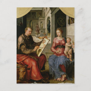 St. Luke Painting the Virgin, c.1545 Postcard