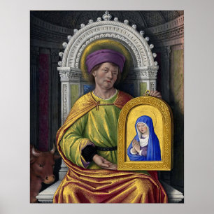 St Luke the Apostle Catholic Saint Poster