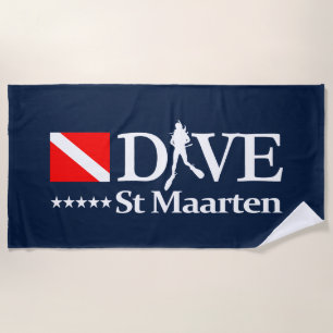St Maarten DV4 Beach Towel
