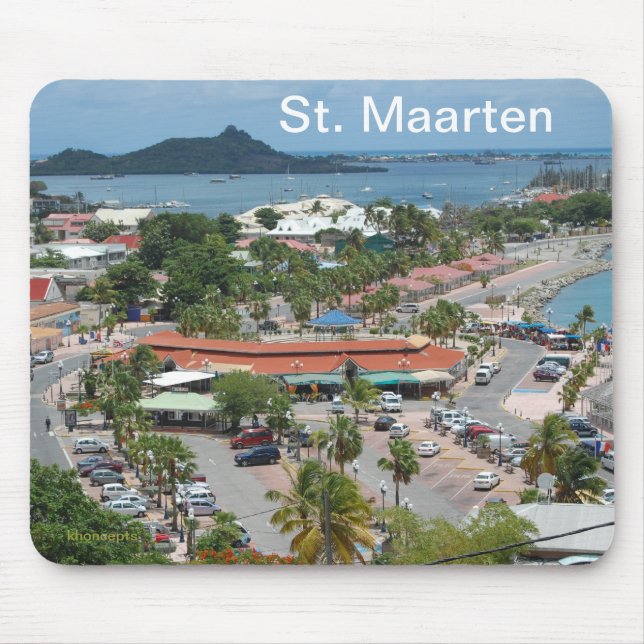 St. Maarten - Marigot Bay Mouse Mat (Front)