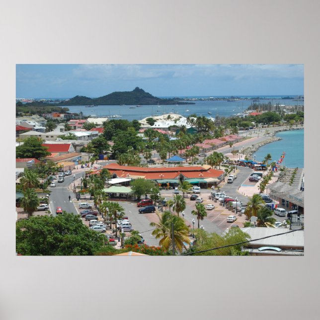 St. Maarten - Marigot Bay Poster Print (Front)