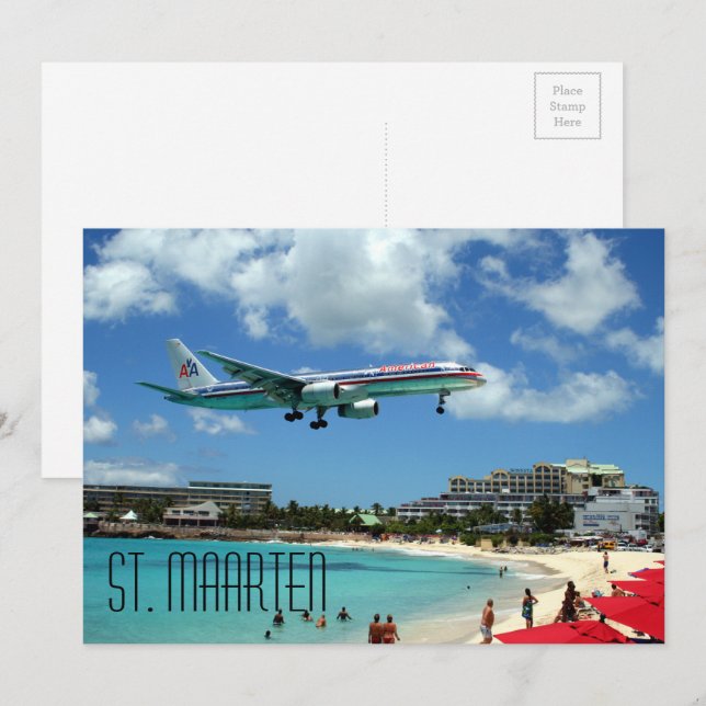 St. Maarten postcard (Front/Back)
