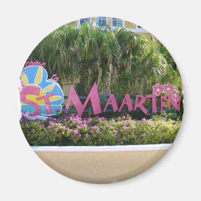 St. Maarten Sign Magnet (Front)