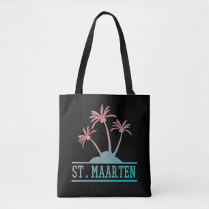 St. Maarten Sint Martin Gradient Tote Bag