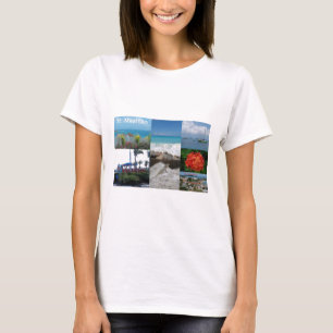 St. Maarten-Sint Martin Photography Collage T-Shirt