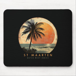 St. Maarten Smx Beach Surfing Travel St. Martin Va Mouse Mat