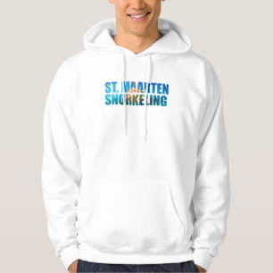 St Maarten Snorkelling Snorkeler Hoodie