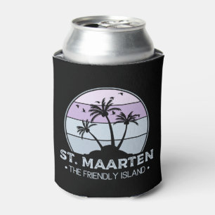 St. Maarten The friendly Island retro Sint Martin Can Cooler