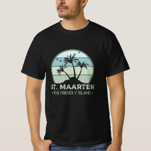 St. Maarten The friendly Island retro Sint Martin T-Shirt