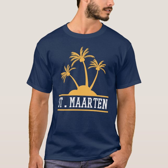 St. Maarten The friendly Island Sint Martin T-Shirt (Front)