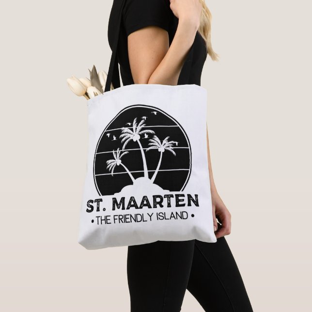 St. Maarten The friendly Island Sint Martin Tote Bag (Close Up)